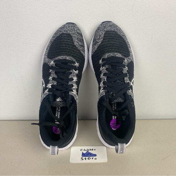 Nike React Infinity Run Flyknit 2 Oreo White Black Shoes CT2357-101 Mens Sz - Picture 6 of 9